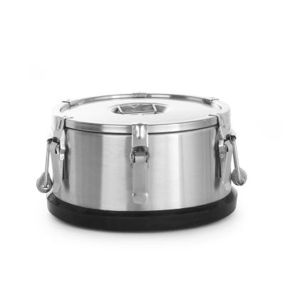 Dělený přenosný kontejner, HENDI, Profi Line, 10L, ⌀330x(H)220mm | 710104